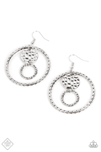 Paparazzi Mojave Metal Art Silver Fishhook Earrings – Fashion Fix Simply Santa Fe August 2022