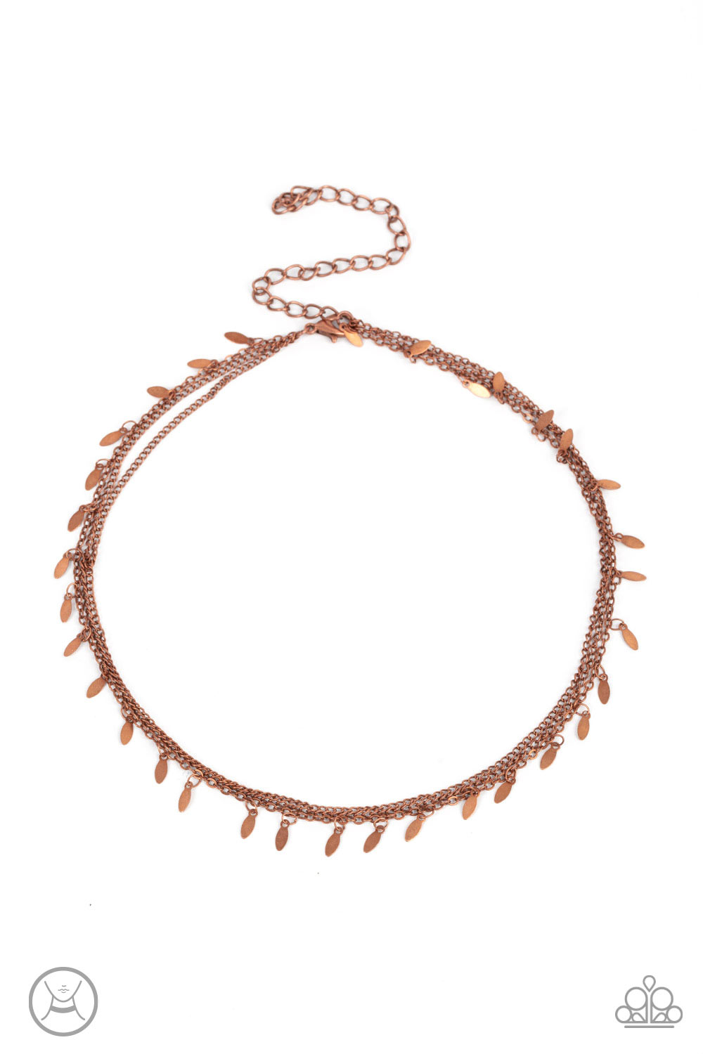 Paparazzi Monochromatic Magic Copper Choker Necklace - P2CH-CPXX-036XX