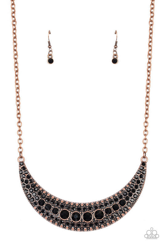 Paparazzi Moon Child Magic Copper Short Necklace - P2ST-CPXX-074XX