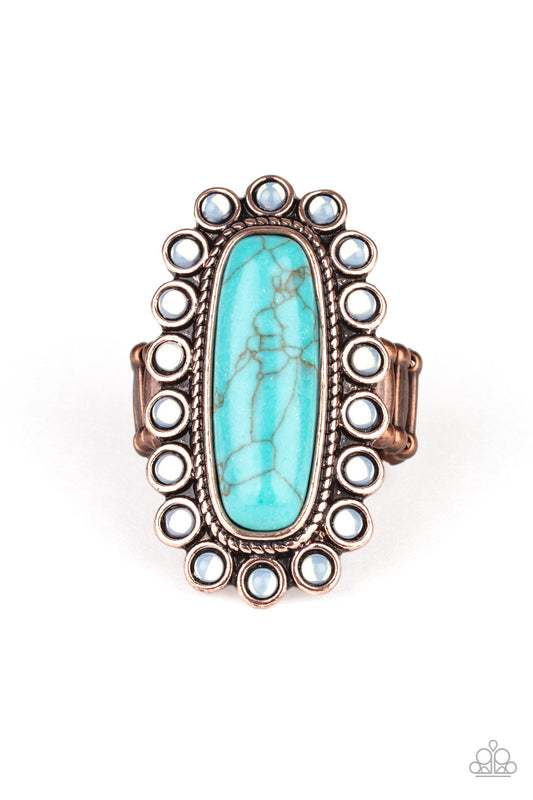 Paparazzi Mystic Oasis Copper Ring - P4SE-CPBL-079XX