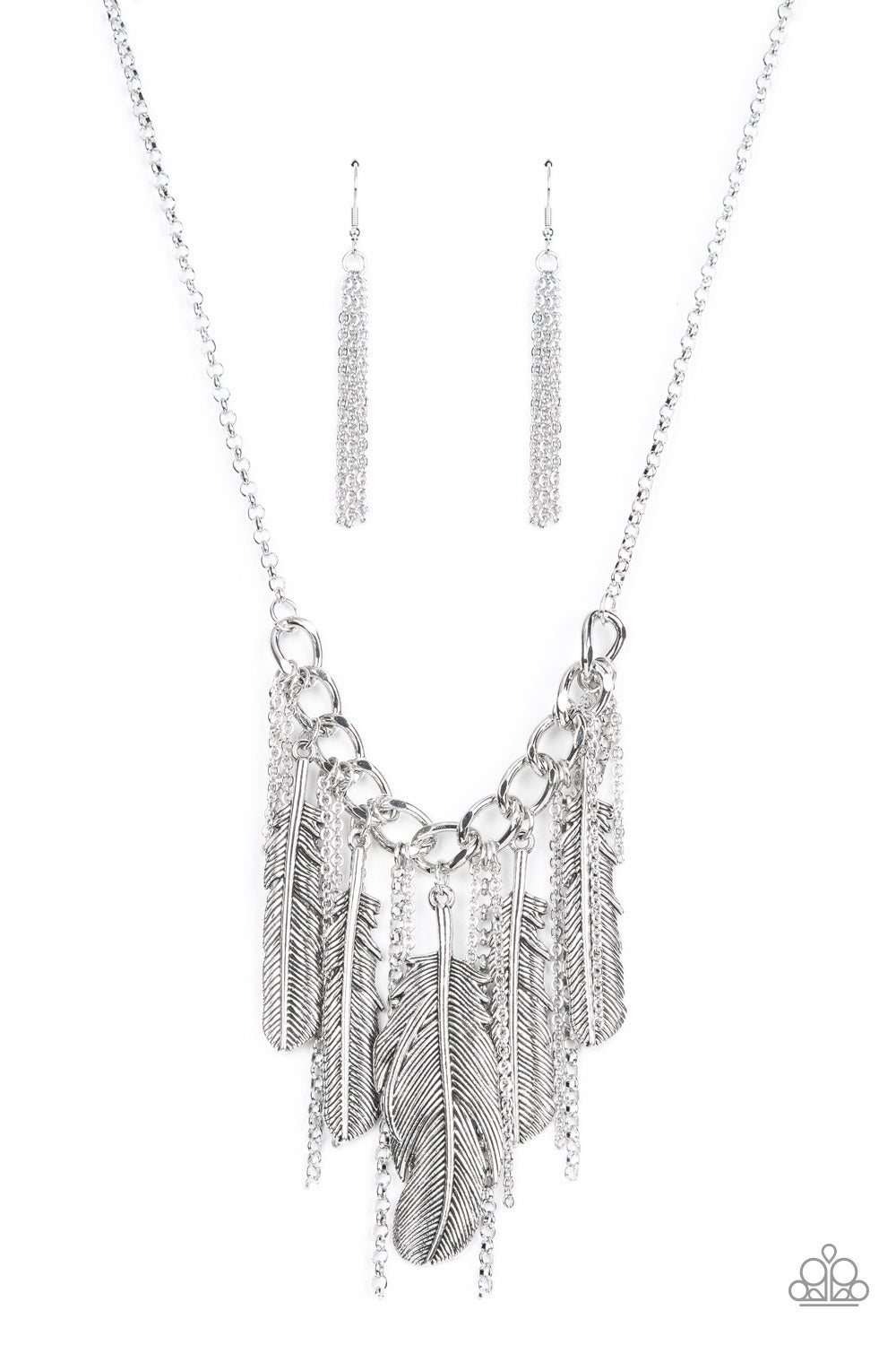 Paparazzi NEST Friends Forever Silver Short Necklace - P2ST-SVXX-177XX