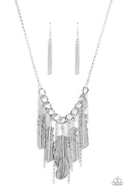 Paparazzi NEST Friends Forever Silver Short Necklace - P2ST-SVXX-177XX