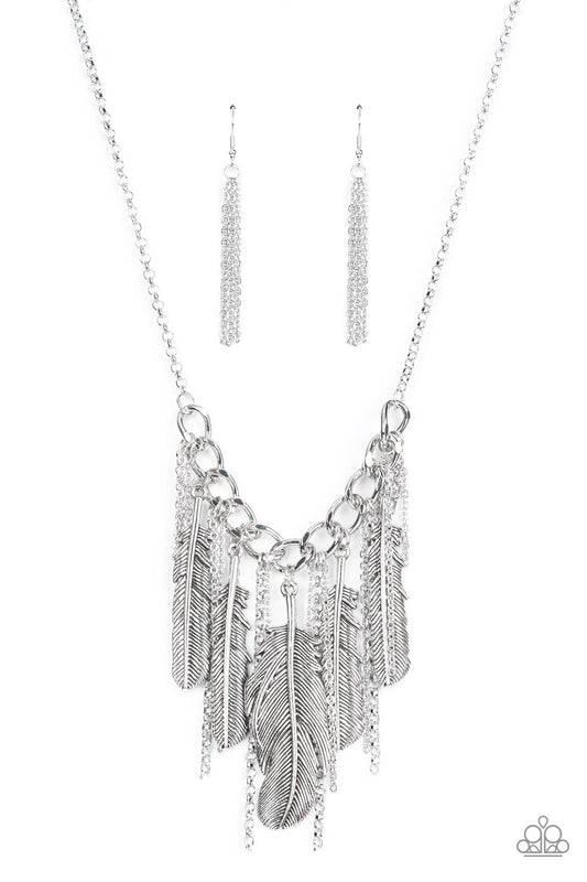 Paparazzi NEST Friends Forever Silver Short Necklace - P2ST-SVXX-177XX