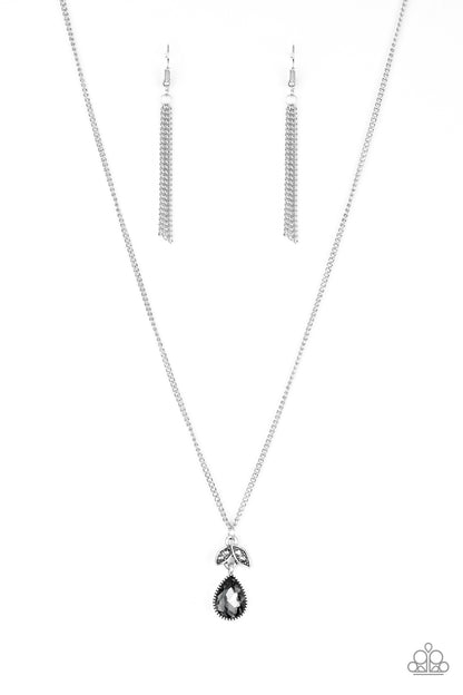 Paparazzi Nice To Meet You Silver Short Necklace - P2DA-SVXX-193XX