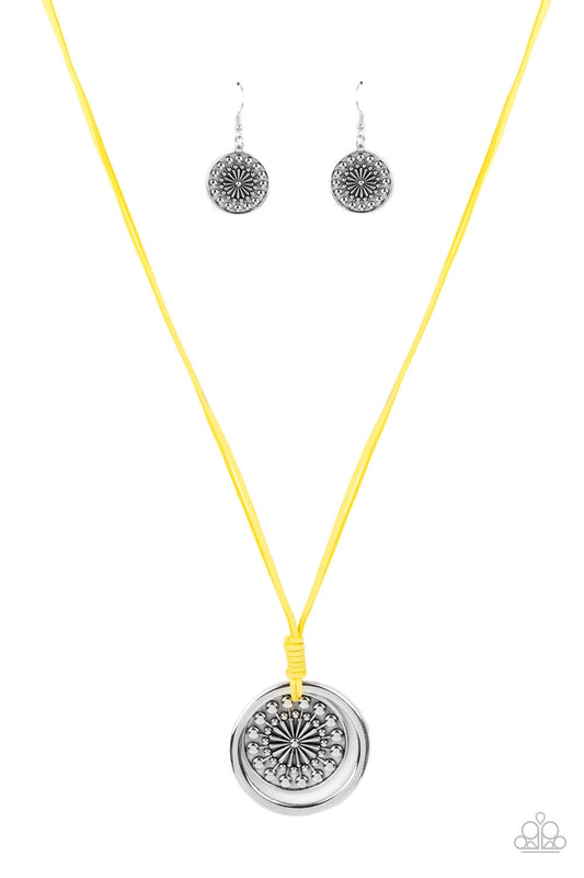 Paparazzi One MANDALA Show Yellow Long Necklace - P2SE-YWXX-211XX