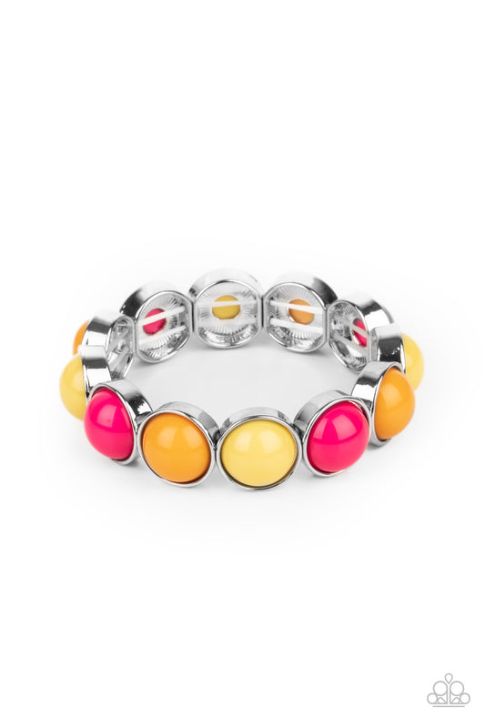 Paparazzi POP, Drop, and Roll Multi Stretch Bracelet - P9WH-MTXX-120XX
