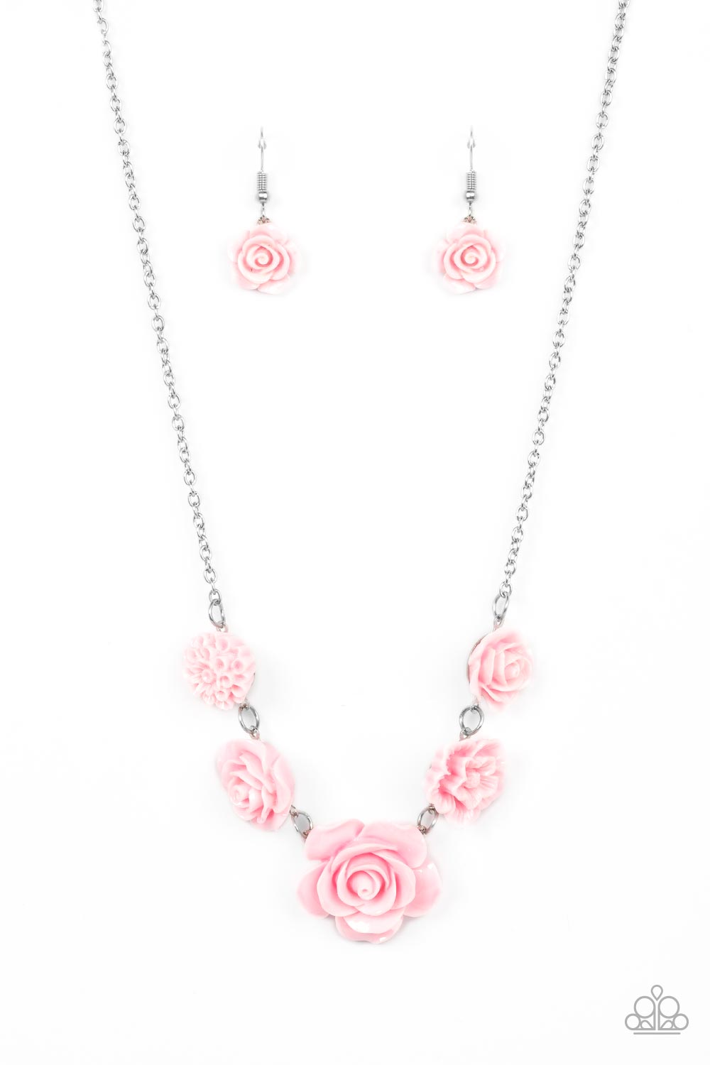Paparazzi PRIMROSE and Pretty Pink Short Necklace - P2ST-PKXX-123XX