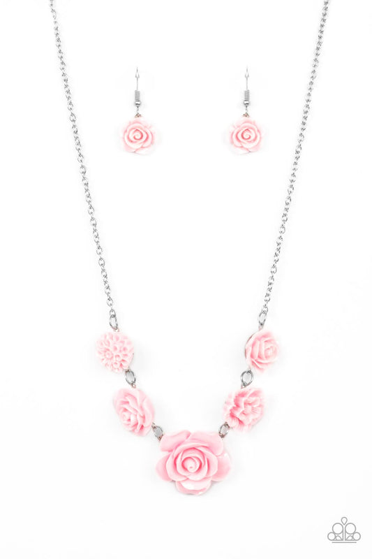 Paparazzi PRIMROSE and Pretty Pink Short Necklace - P2ST-PKXX-123XX