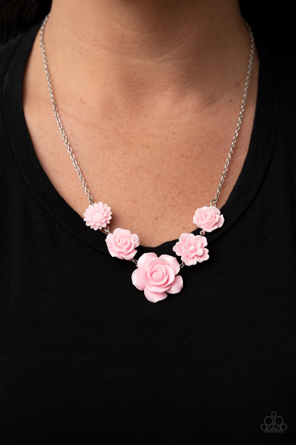 Paparazzi PRIMROSE and Pretty Pink Short Necklace - P2ST-PKXX-123XX
