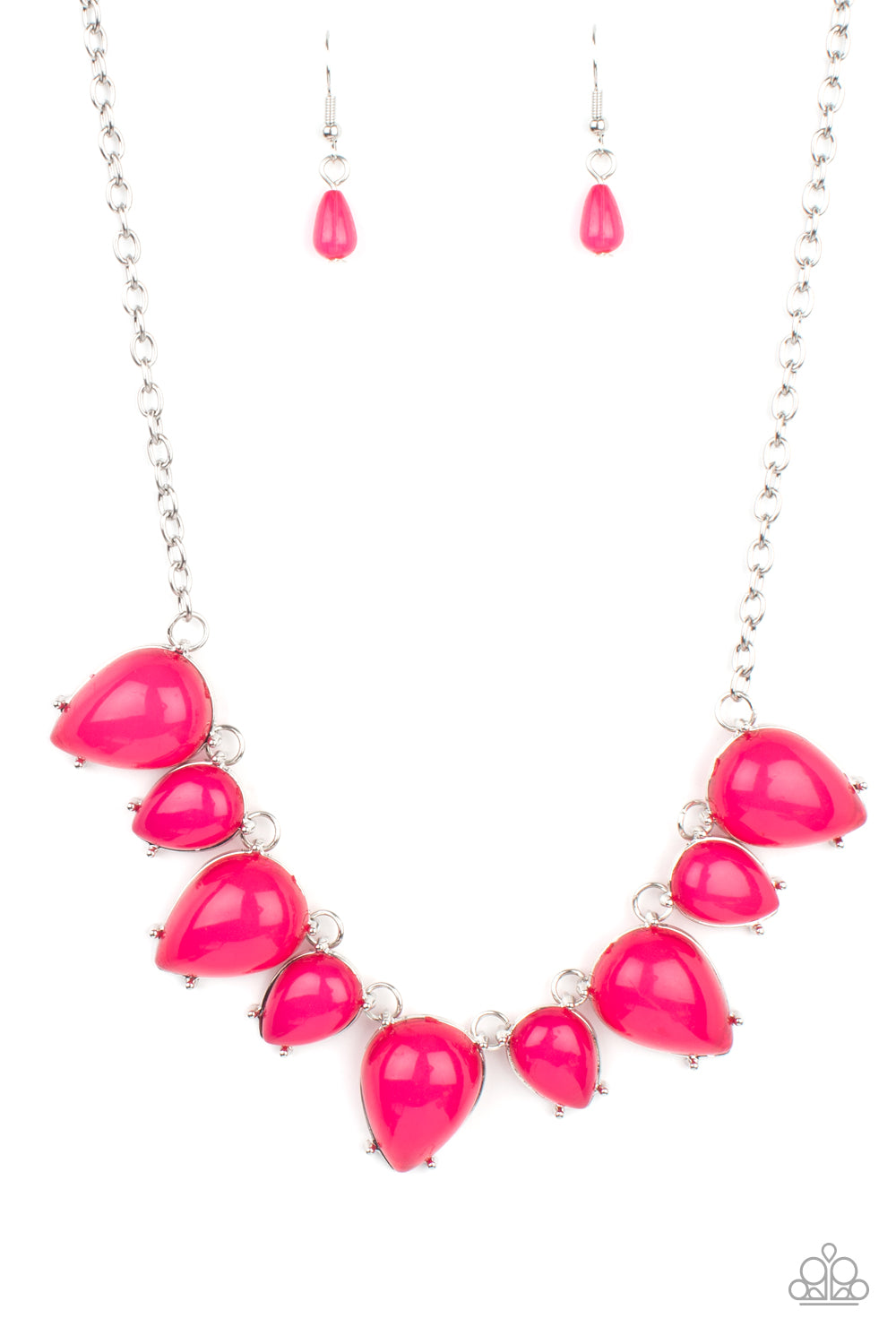 Paparazzi Pampered Poolside Pink Short Necklace - P2ST-PKXX-094XX