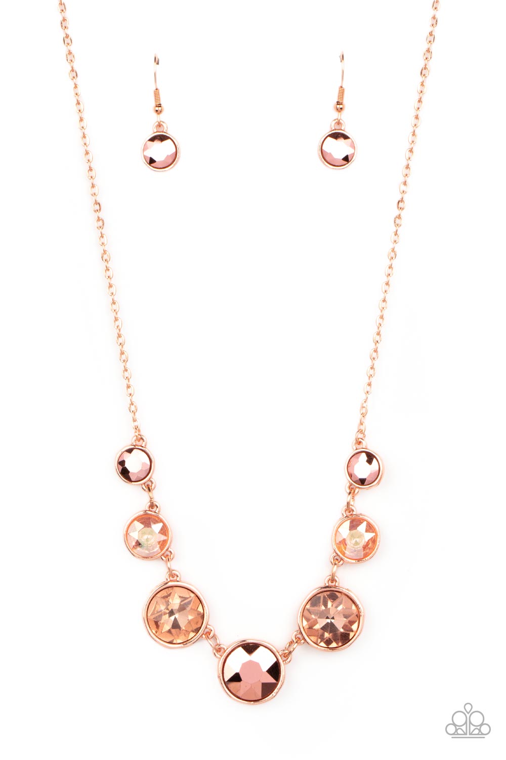 Paparazzi Pampered Powerhouse Copper Short Necklace - P2RE-CPSH-191XX