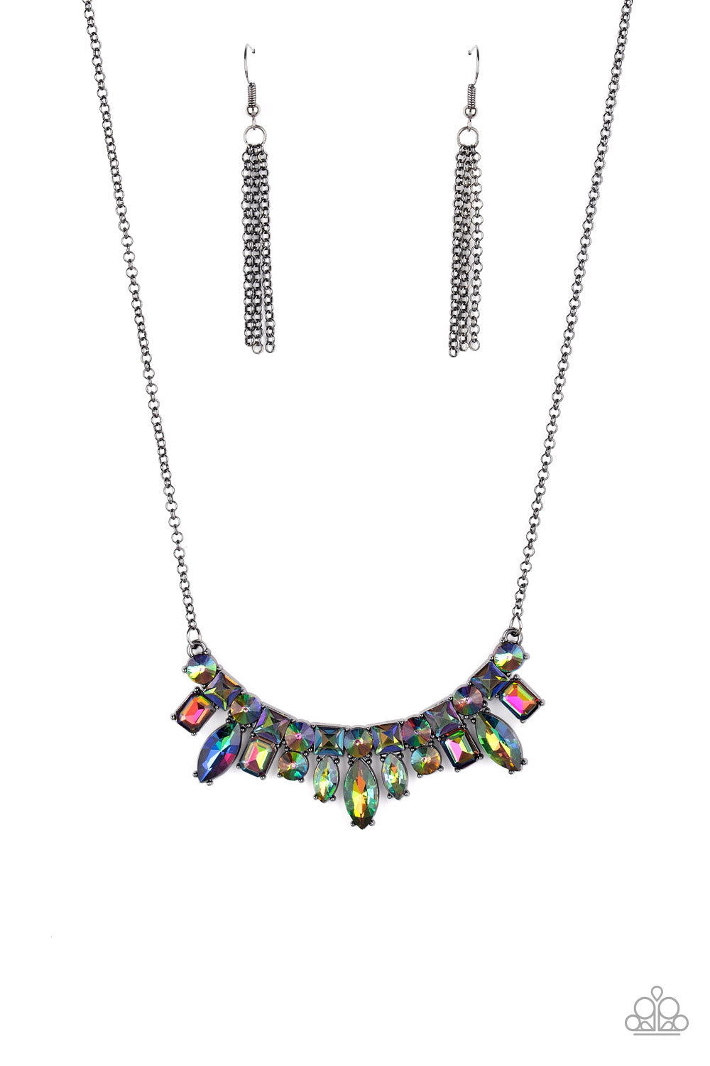 Paparazzi Wish Upon a ROCK STAR Multi Short Necklace