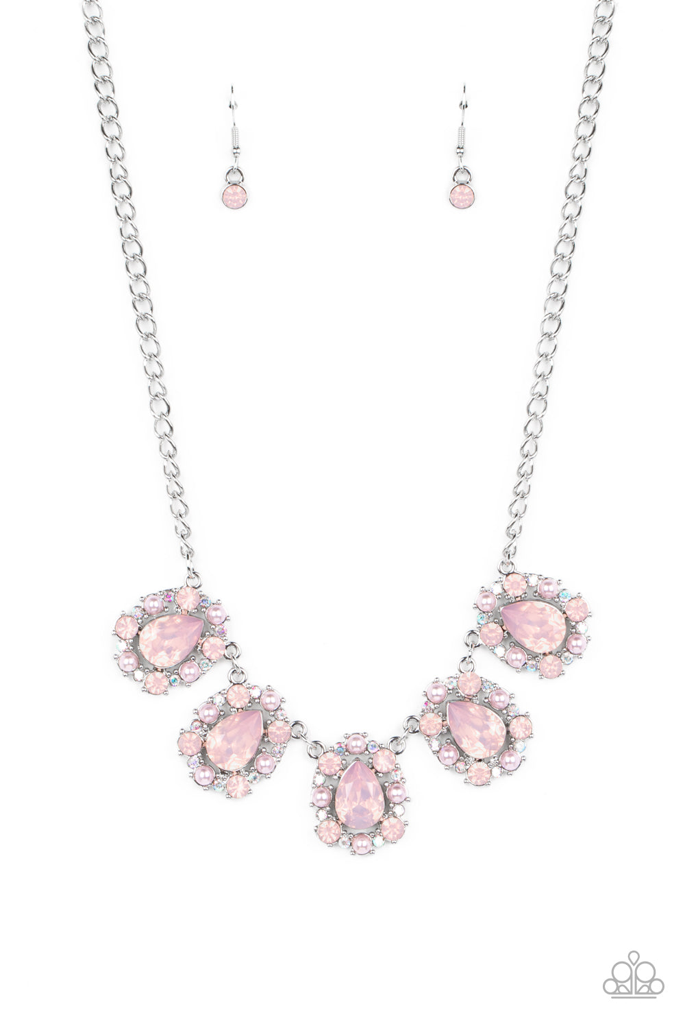 Paparazzi Pearly Pond Pink Short Necklace - P2RE-PKXX-380XX