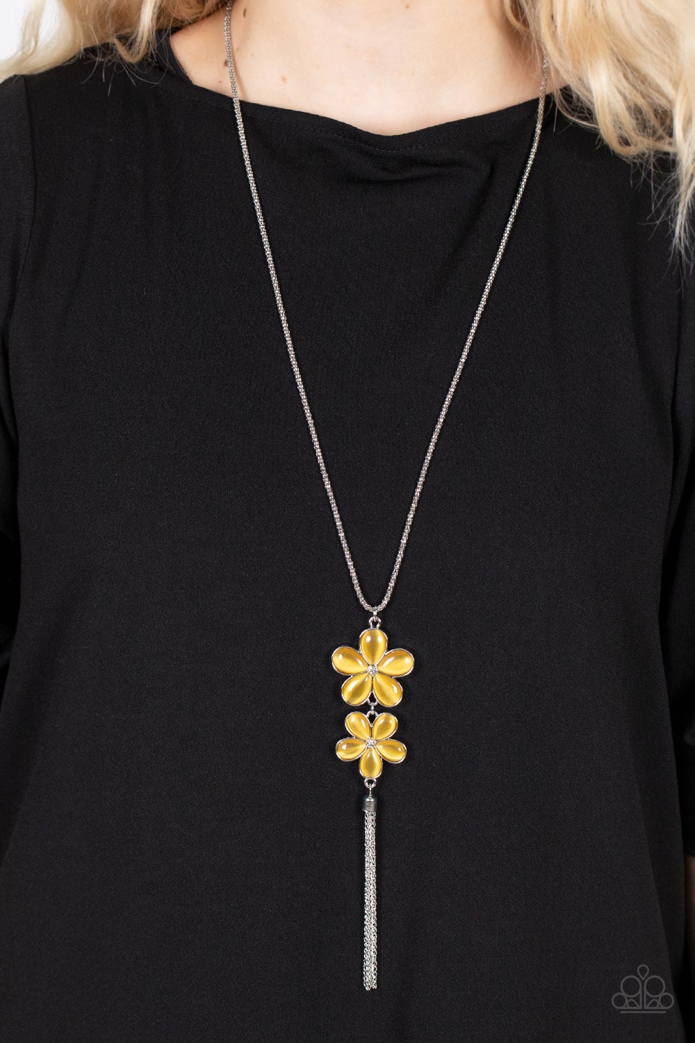 Paparazzi Perennial Powerhouse Yellow Long Necklace - P2WH-YWXX-269XX