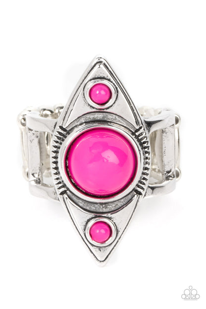 Paparazzi Pivoting Point Pink Ring - P4TR-PKXX-035XX