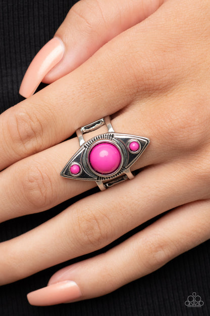 Paparazzi Pivoting Point Pink Ring - P4TR-PKXX-035XX