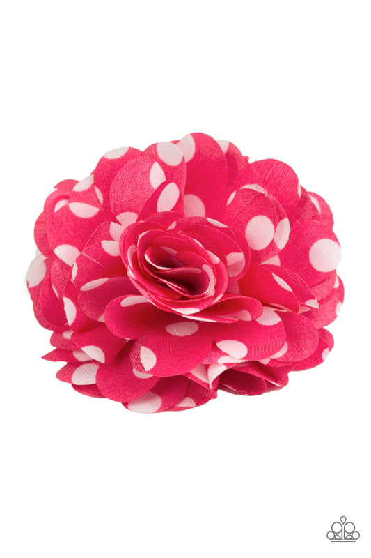 Paparazzi Polka Posy Pink Hairbow