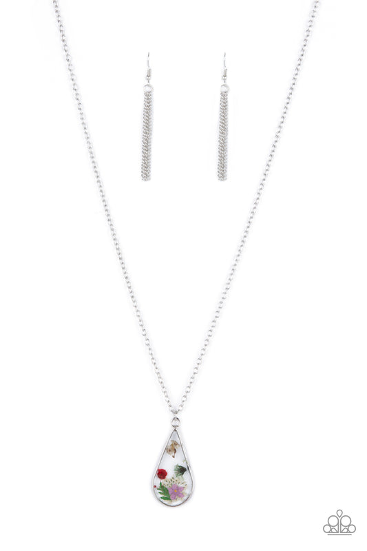 Paparazzi Pop Goes The Perennial Purple Long Necklace - P2SE-PRXX-184XX