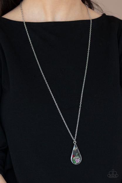 Paparazzi Pop Goes The Perennial Purple Long Necklace - P2SE-PRXX-184XX