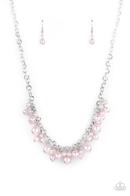 Paparazzi Positively PEARL-escent Pink Short Necklace