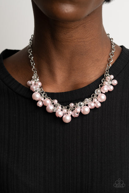 Paparazzi Positively PEARL-escent Pink Short Necklace