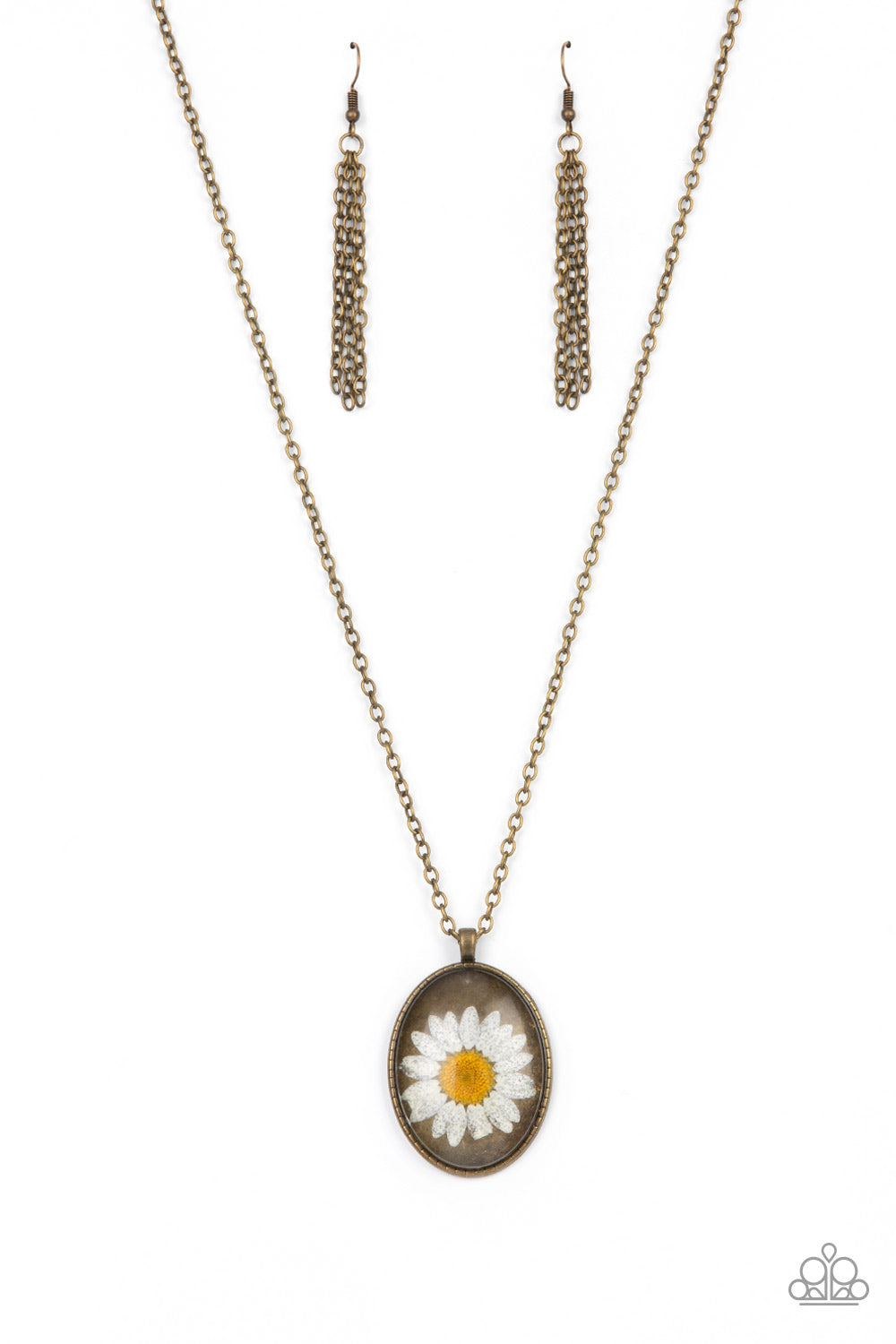 Paparazzi Prairie Passion Brass Long Necklace - P2SE-BRXX-129XX