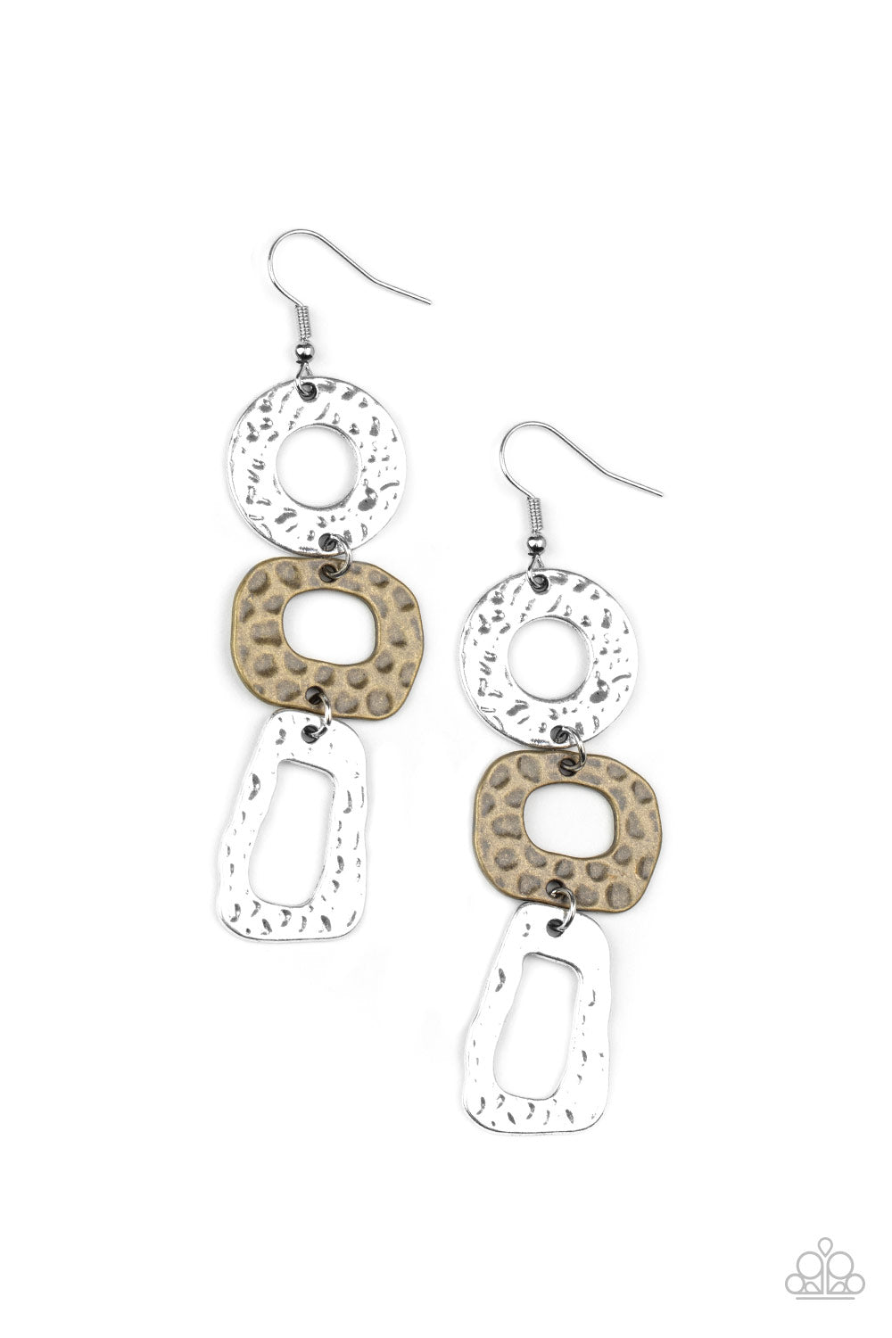 Paparazzi Prehistoric Prowl Multi Fishhook Earrings