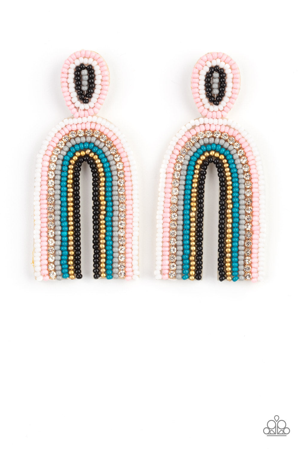 Paparazzi Rainbow Remedy Multi Post Earrings - P5PO-MTPK-052XX