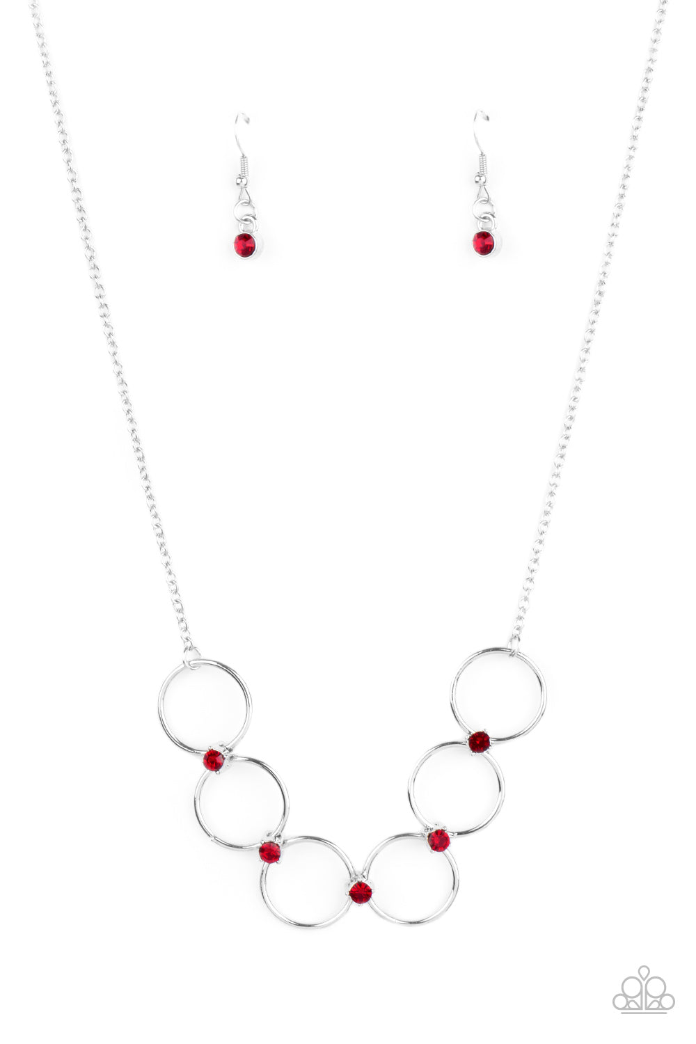 Paparazzi Regal Society Red Short Necklace - P2RE-RDXX-195XX