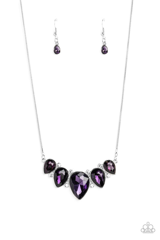 Paparazzi Regally Refined Purple Short Necklace - P2RE-PRXX-305XX