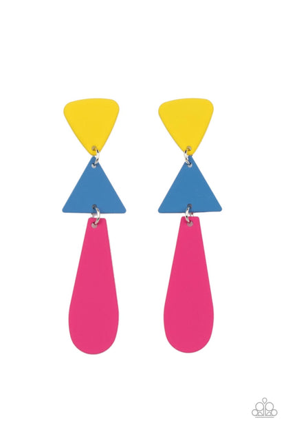 Paparazzi Retro Redux Multi Post Earrings - P5PO-MTXX-063XX