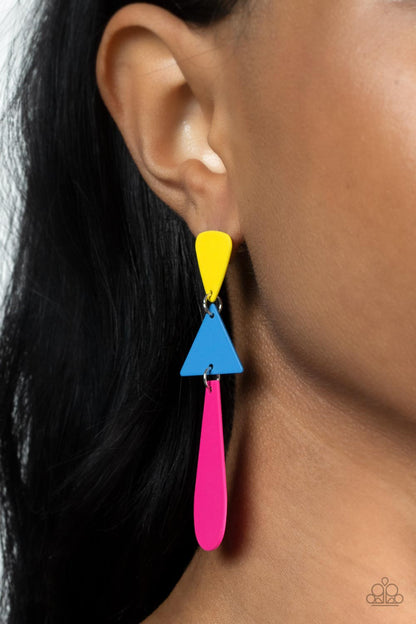 Paparazzi Retro Redux Multi Post Earrings - P5PO-MTXX-063XX