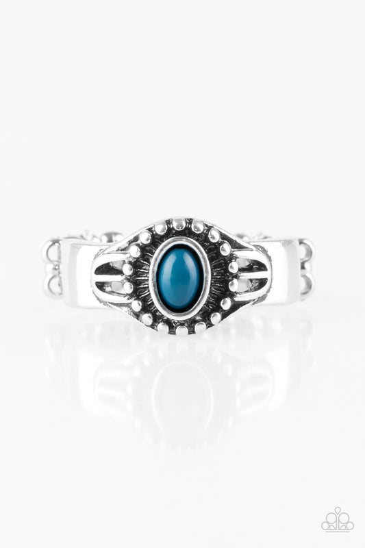 Paparazzi Right On TREK Blue Ring