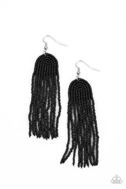 Paparazzi Right as RAINBOW Black Fishhook Earrings - P5SE-BKXX-298XX