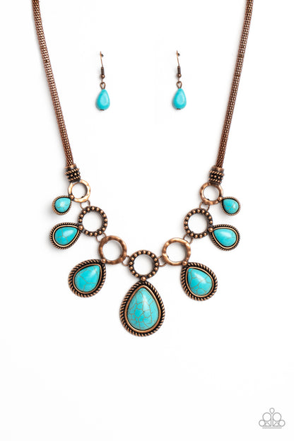 Paparazzi Riverside Relic Copper Short Necklace - P2SE-CPXX-149XX