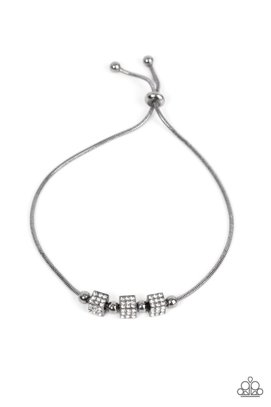 Paparazzi Roll Out The Radiance Black Lariat Bracelet - P9DA-BKXX-143XX