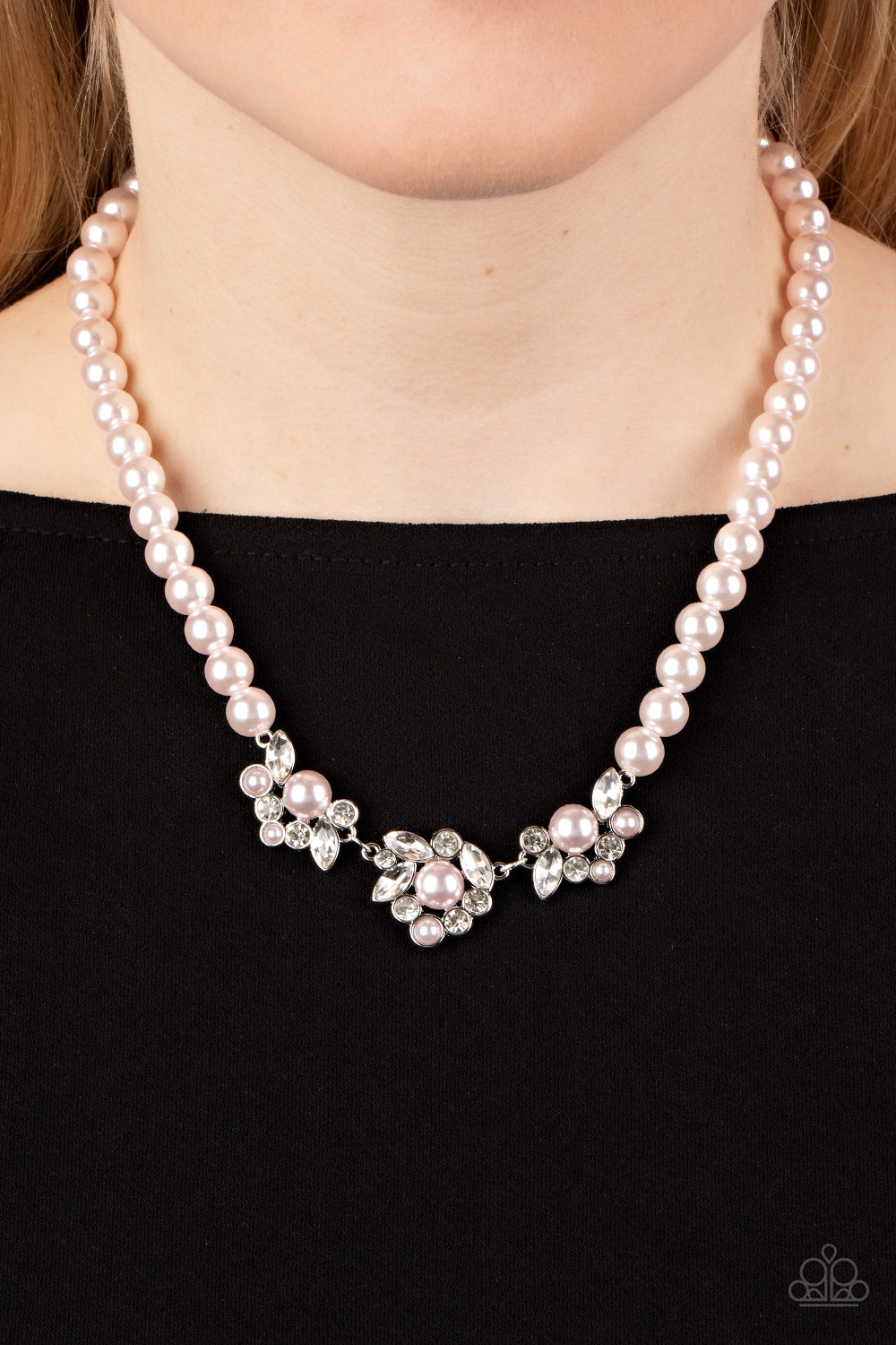 Paparazzi Royal Renditions Pink Short Necklace - P2RE-PKXX-363XX