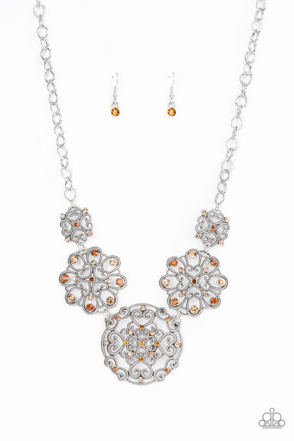 Paparazzi Royally Romantic Brown Short Necklace - P2ST-BNXX-065XX
