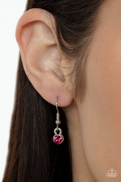 Paparazzi Royally Romantic Pink Short Necklace - P2ST-PKXX-111XX