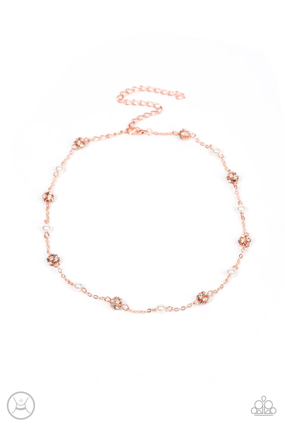 Paparazzi Rumored Romance Copper Choker Necklace - P2CH-CPSH-046XX