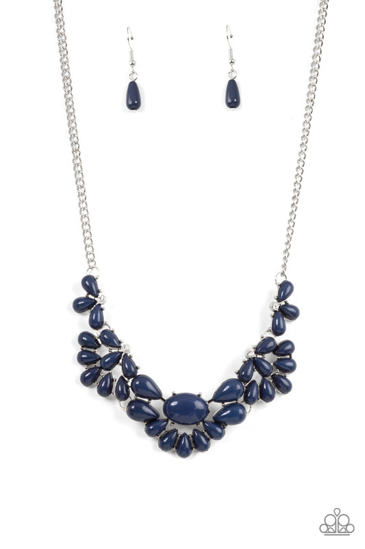 Paparazzi Secret Gardenista Blue Short Necklace - P2ST-BLXX-186XX