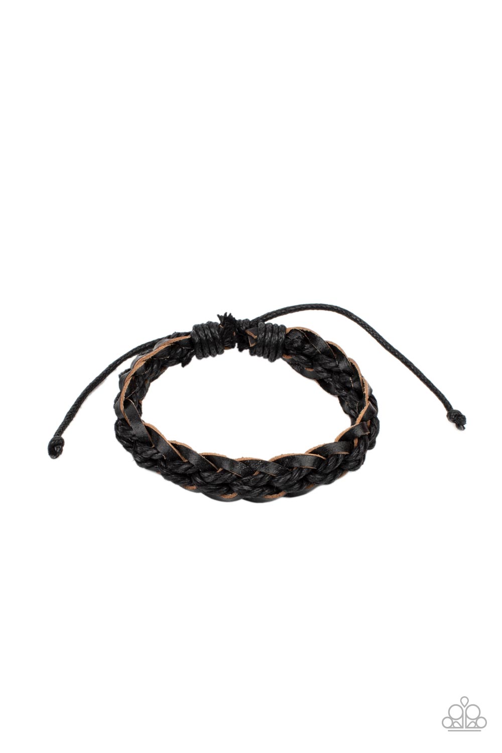 Paparazzi SoCal Scene Black Sliding Knot Bracelet