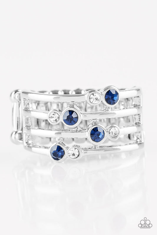 Paparazzi Sparkle Showdown Blue Ring
