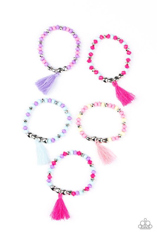 Paparazzi Starlet Shimmer Kids Tassel Stretch Bracelet - P9SS-MTXX-238XX