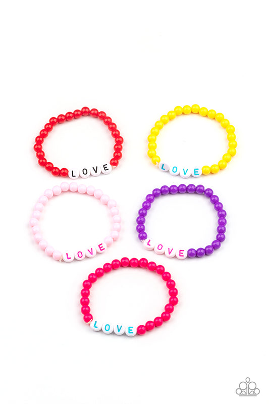 Paparazzi Starlet Shimmer Kids Love Stretch Bracelet - P9SS-MTXX-265XX