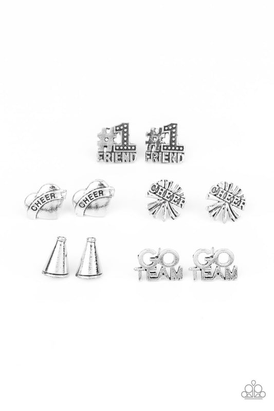 Paparazzi Starlet Shimmer Cheer Post Back Earrings - P5SS-MTXX-401XX