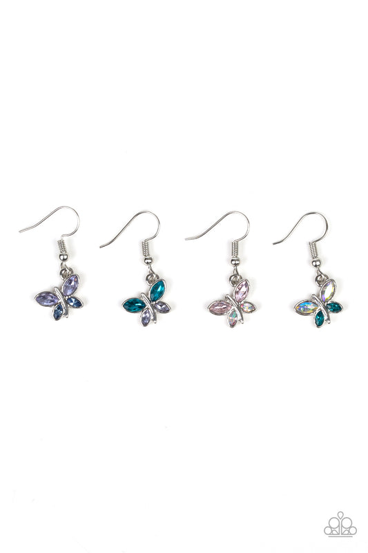 Paparazzi Starlet Shimmer Butterfly Fishhook Earrings - P5SS-MTXX-216XX