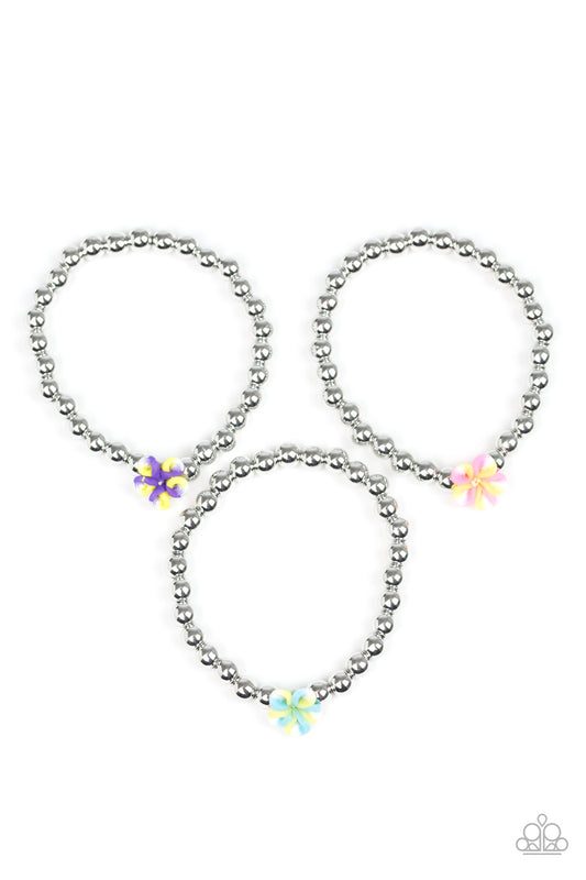 Paparazzi Starlet Shimmer Kids Flower Stretch Bracelet - P9SS-MTXX-151XX