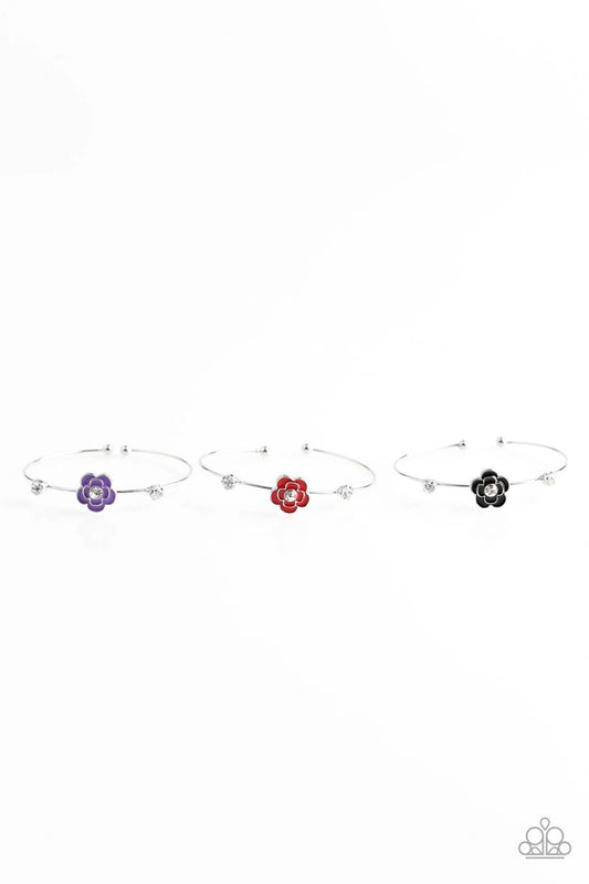 Paparazzi Starlet Shimmer Flower Cuff Bracelet - P5SS-MTXX-086XX