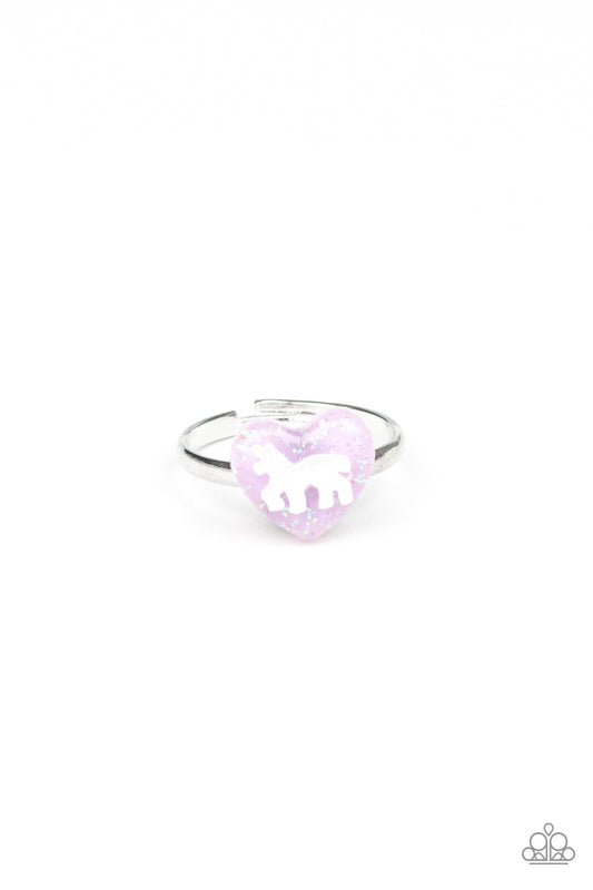 Paparazzi Starlet Shimmer Unicorn Heart Rings - P4SS-MTXX-201XX